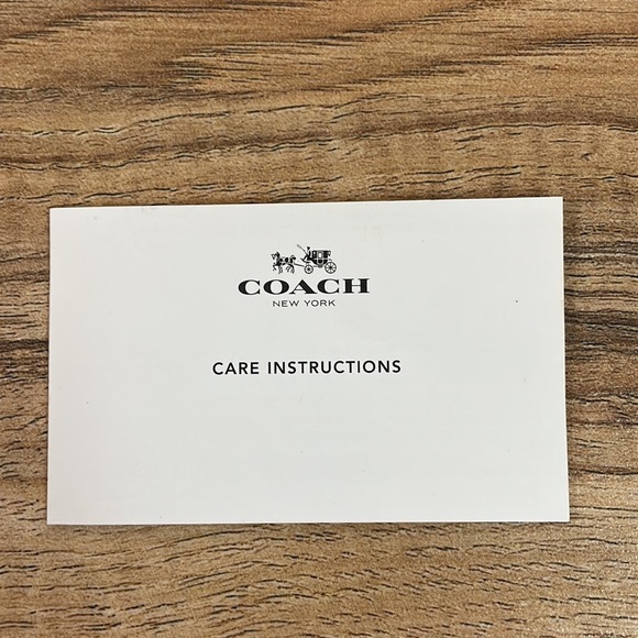 NWT COACH Checkbook Wallet - Picture 10 of 10